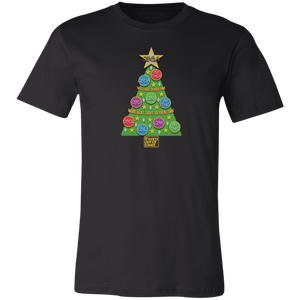 Open image in slideshow, Cannabinoid Holiday Tree T-Shirt - Black
