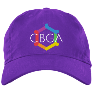 Open image in slideshow, Purple cannabis CBGA Molecule Logo Dad Cap
